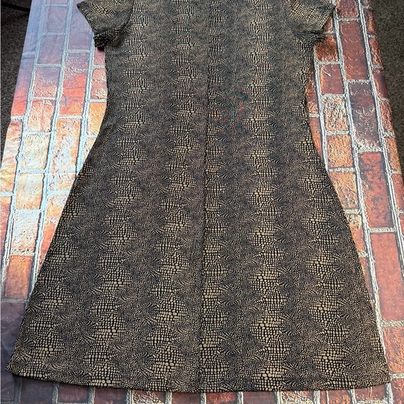 Chic Black and Gold Mini Dress - Picture 3 of 3